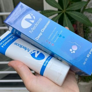 SỮA RỮA MẶT NGỪA MỤN MEDICOS 60g(Tặng 05 miếng nạ tế bào gốc HOẶC Tặng máy rửa mặt)