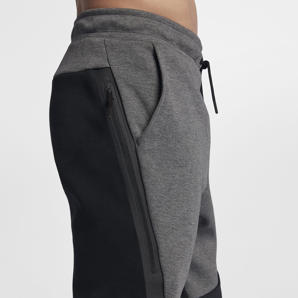 QUẦN DÀI NIKE TECH FLEECE PANTS VER 2 - BLACK / GREY