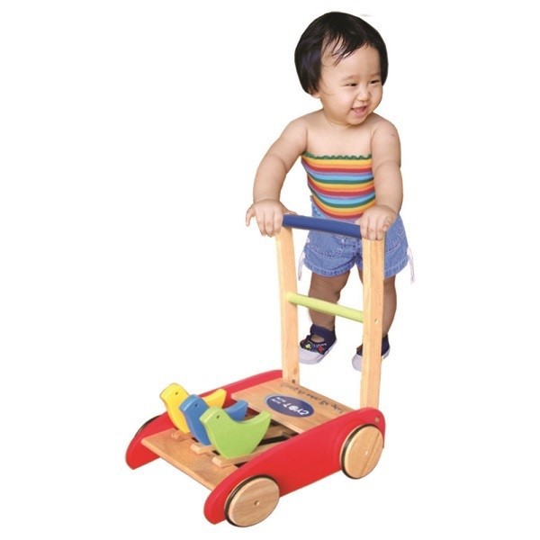 Xe gỗ tập đi cho bé hình con gà dễ thương