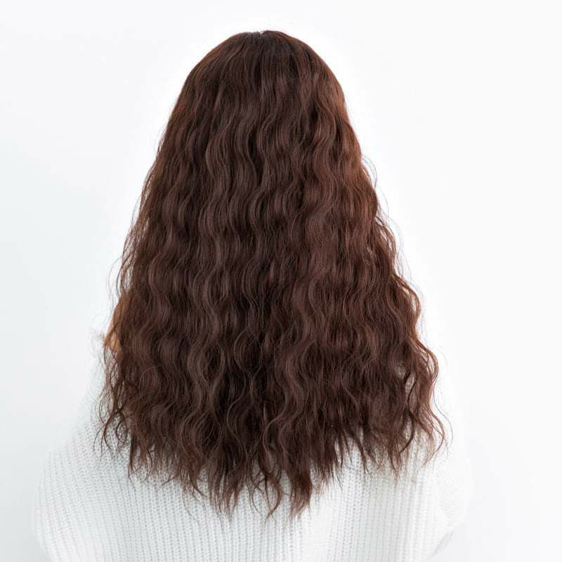 Tóc giả kẹp dải 6 phím xù mì