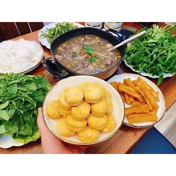 (CỰC RẺ) đậu hũ nhân phomai EB túi 500gr chiên/thả lẩu cực ngon
