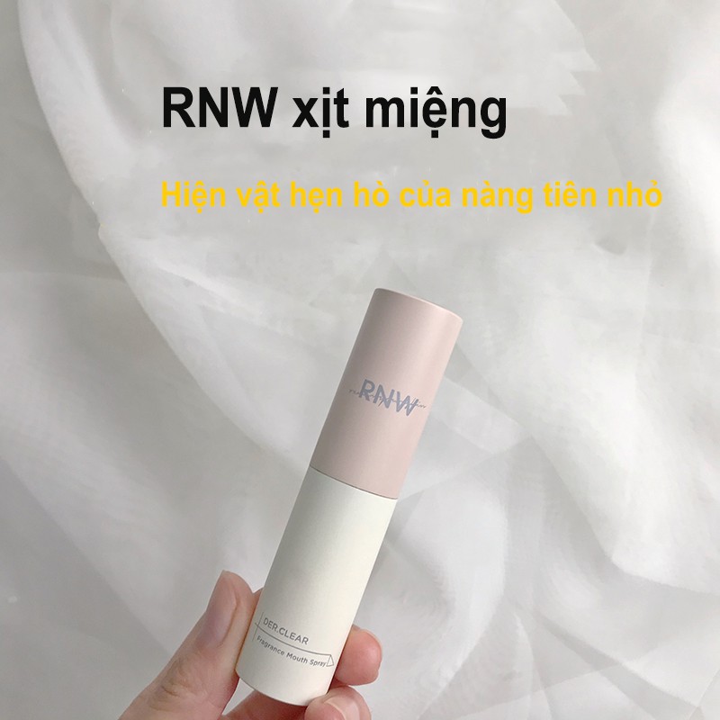Bình xịt thơm miệng Rnw lâu phai thoáng khí tươi mát và nhỏ gọn dành cho nam và nữ
