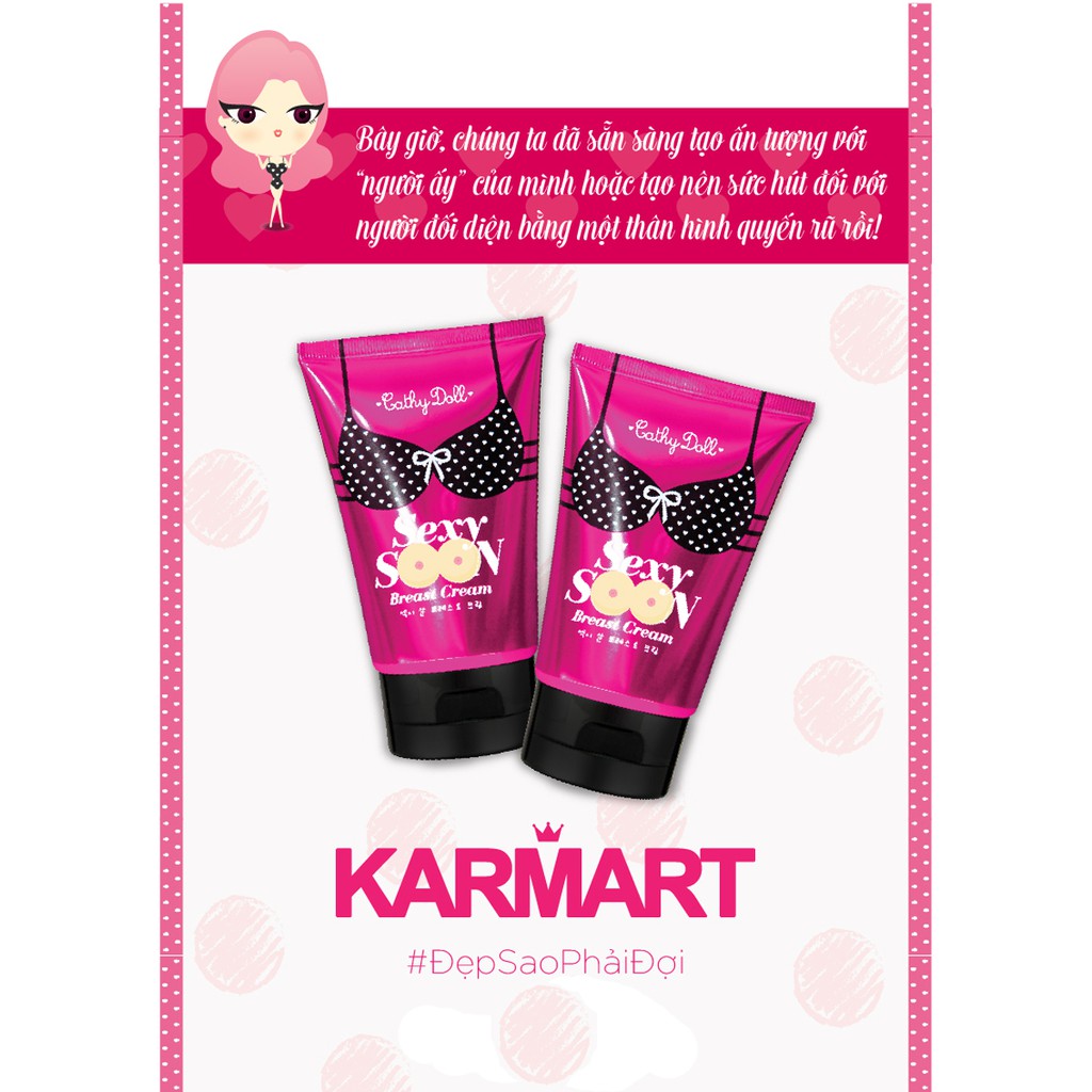 KEM MASSAGE NỞ NGỰC SEXY SOON BREAST CREAM CATHY DOLL 75 GRAM | BigBuy360 - bigbuy360.vn