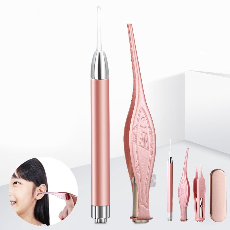 Nhíp Lấy Ráy Tai Cao Cấp Có Đèn Led Siêu Sáng - Dụng Cụ Lấy Ráy Tai Đèn LED Cao Cấp Chuyên Dụng