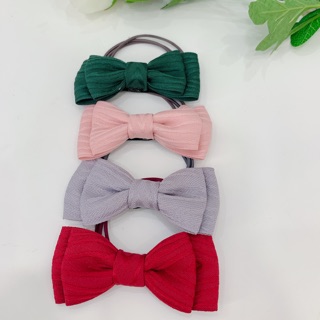 Cột tóc nơ ruy băng chất dày dặn
