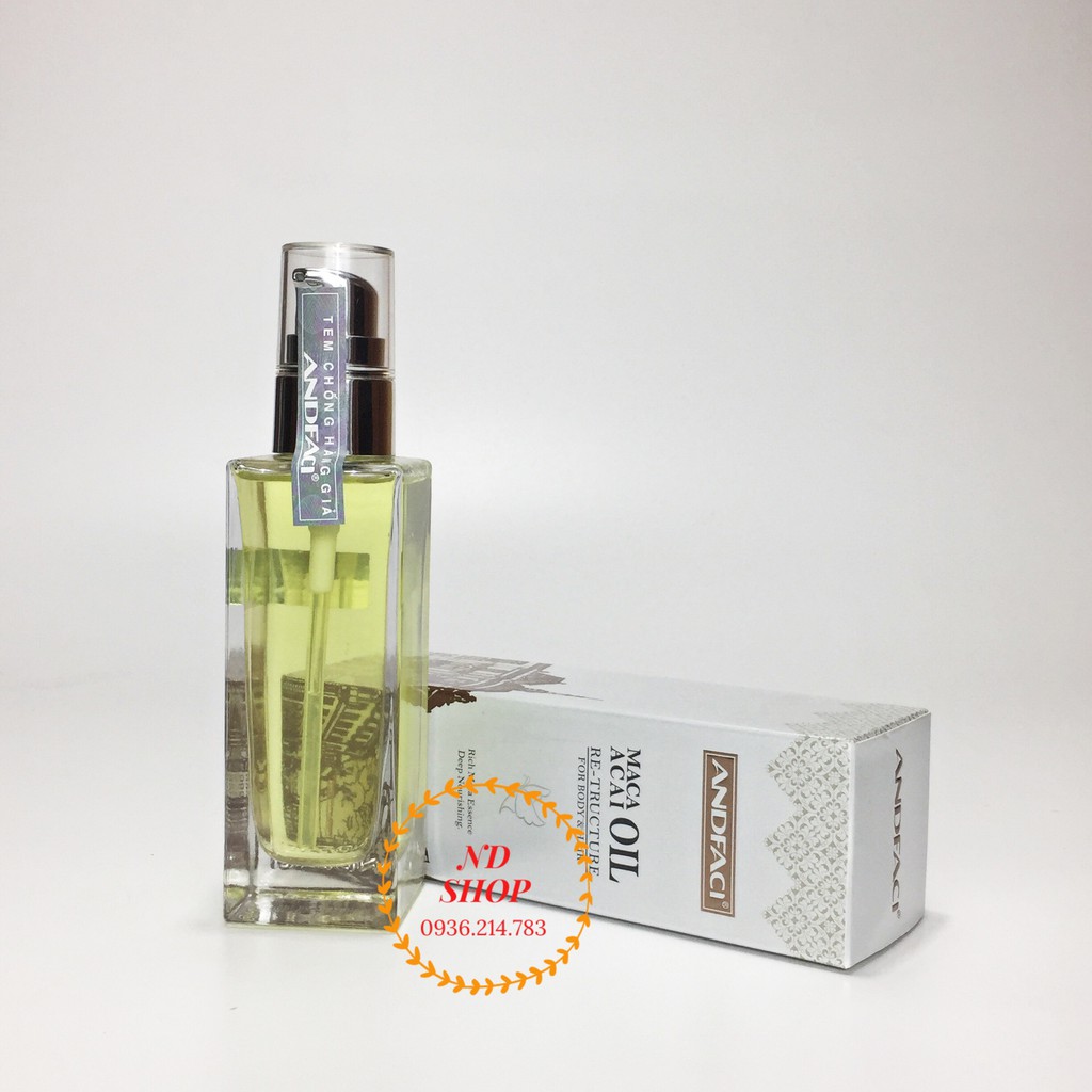Tinh Dầu ANDFACI 60ML, Tinh Dầu dưỡng tóc ANDFACI siêu phân tử,phục hồi hư tổn,làm mềm mượt tóc,hương nước hoa