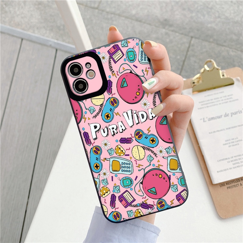 Ốp iphone 11Promax chống sốc viền vuông họa tiết màu sắc ốp lưng iphone x/xr/xsmax/11/12/13/pro/promax/6/6s/7/8/se2020