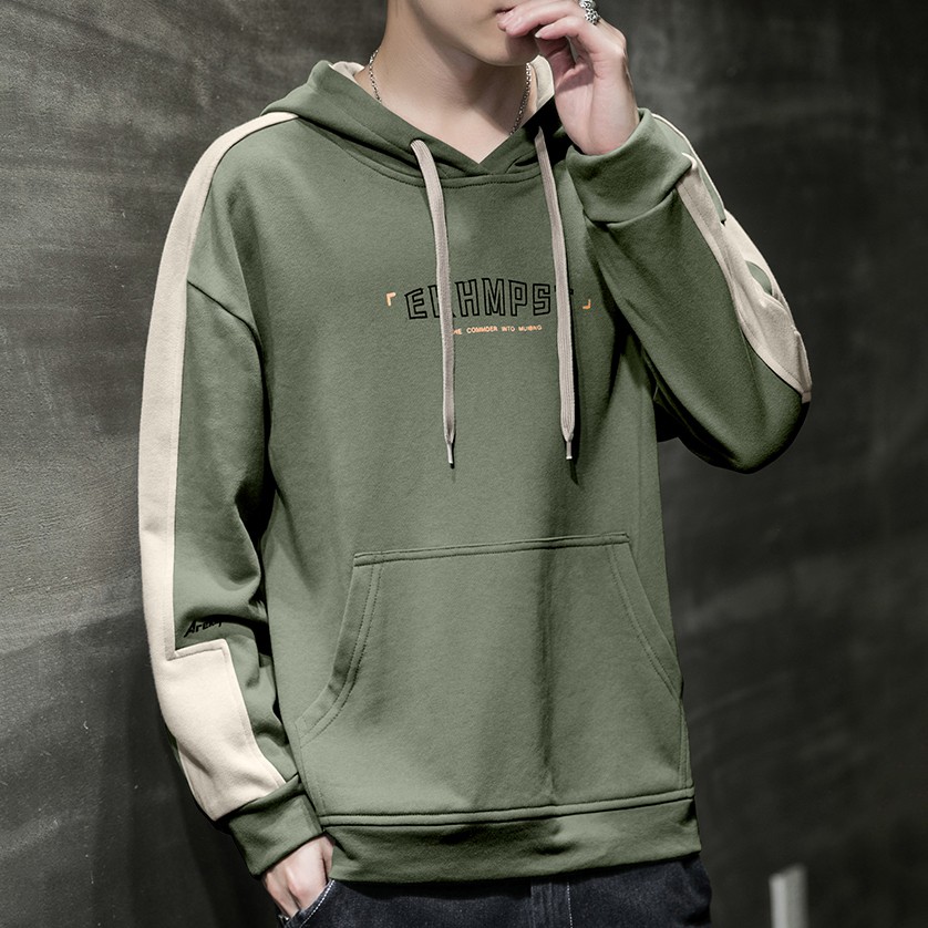 Áo Hoodie Nam Thời Trang In Họa Tiết Chữ EKHMPST Tinh Tế Phối Hợp Hai Màu Zenkonam MEN TOP 151C GR