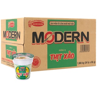 Mỳ Ly Modern ( 1 Thùng 24 Ly × 65gram)