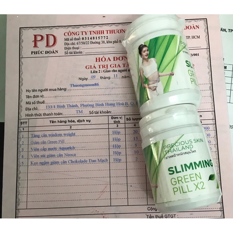 Thảo Mộc Giảm Cân Slimming Green Pill X2 | BigBuy360 - bigbuy360.vn
