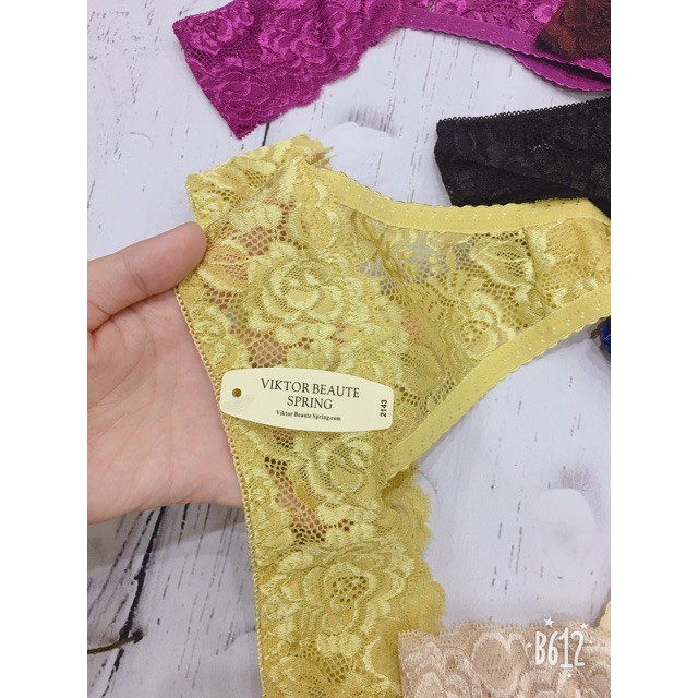 SET 10 QUẦN LÓT REN LỌT KHE SIÊU SEXY NỮ CHẤT ĐẸP NO. 2143 | BigBuy360 - bigbuy360.vn