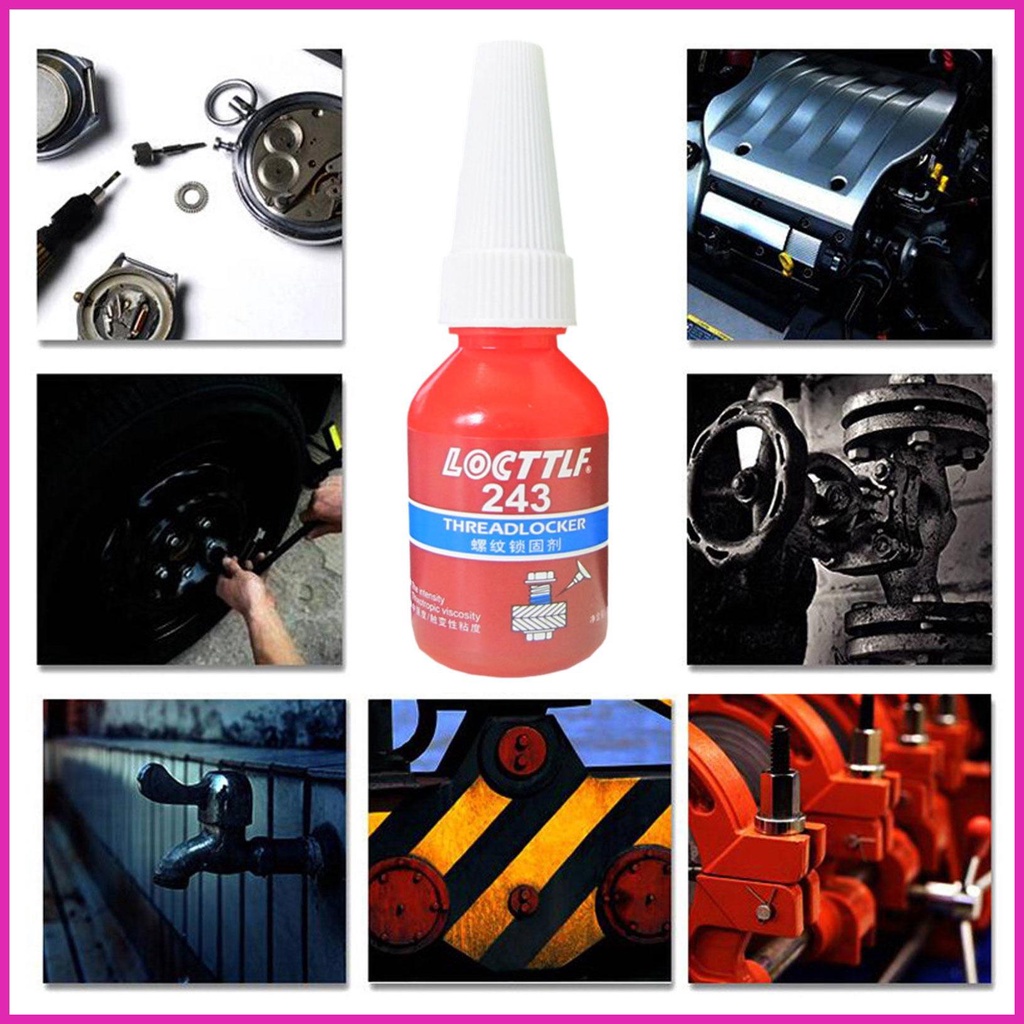 Chốt Khóa Kim Loại Trung Bình Màu Xanh Dương Locktite Bền Bỉ Thông Dụng