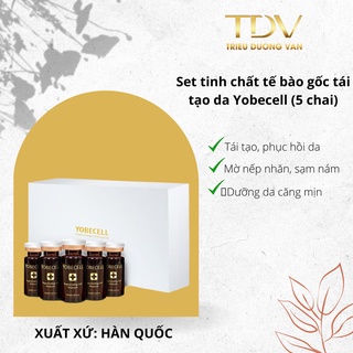 Set tinh chất tế bào gốc tái tạo da Yobecell