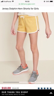 Quần short bé gái hiệu Old Navy