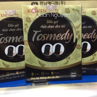 Dầu gội thảo dược đen tóc TOSMEDY ( NÂU, ĐEN )