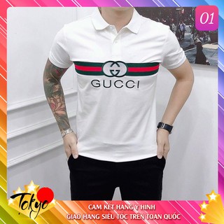 Áo Thun Nam Cao Cấp, Chất liệu thun cao cấp co giãn dày dặn thấm hút mồ hôi tốt Tokyo001 Có Nhiều Mẫu