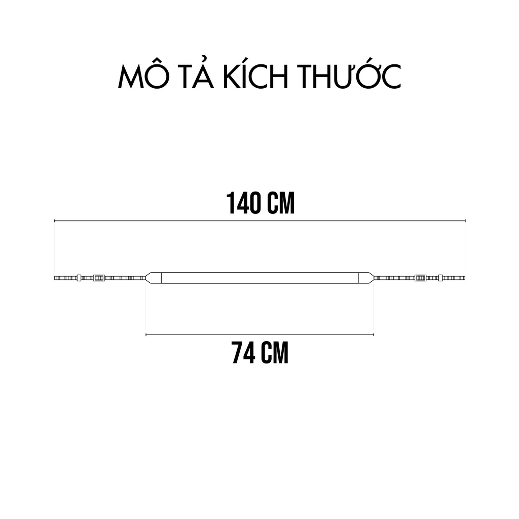 Dây đeo máy ảnh thổ cẩm thêu bản nhỏ Made by Cammix - Cotton Camera Strap