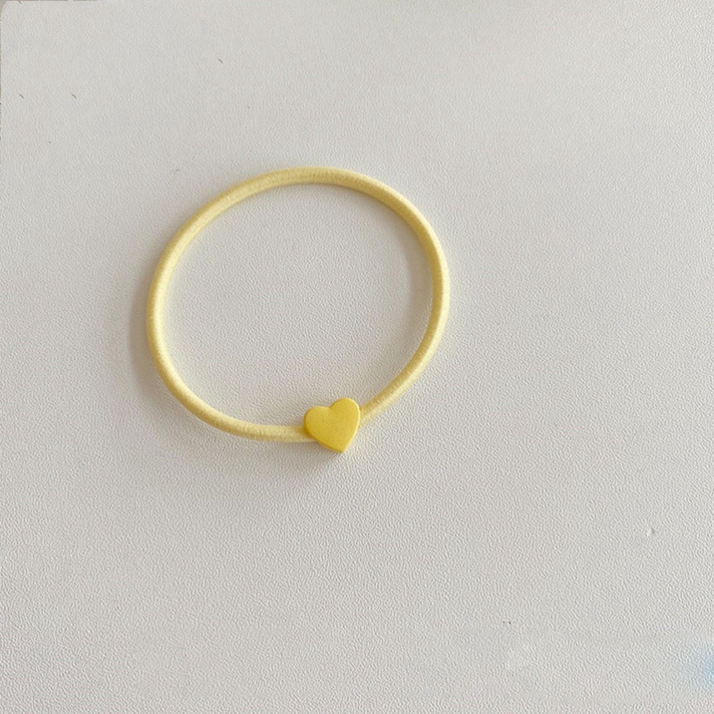 Set 3 dây buộc tóc cao su co giãn màu sắc ngọt ngào