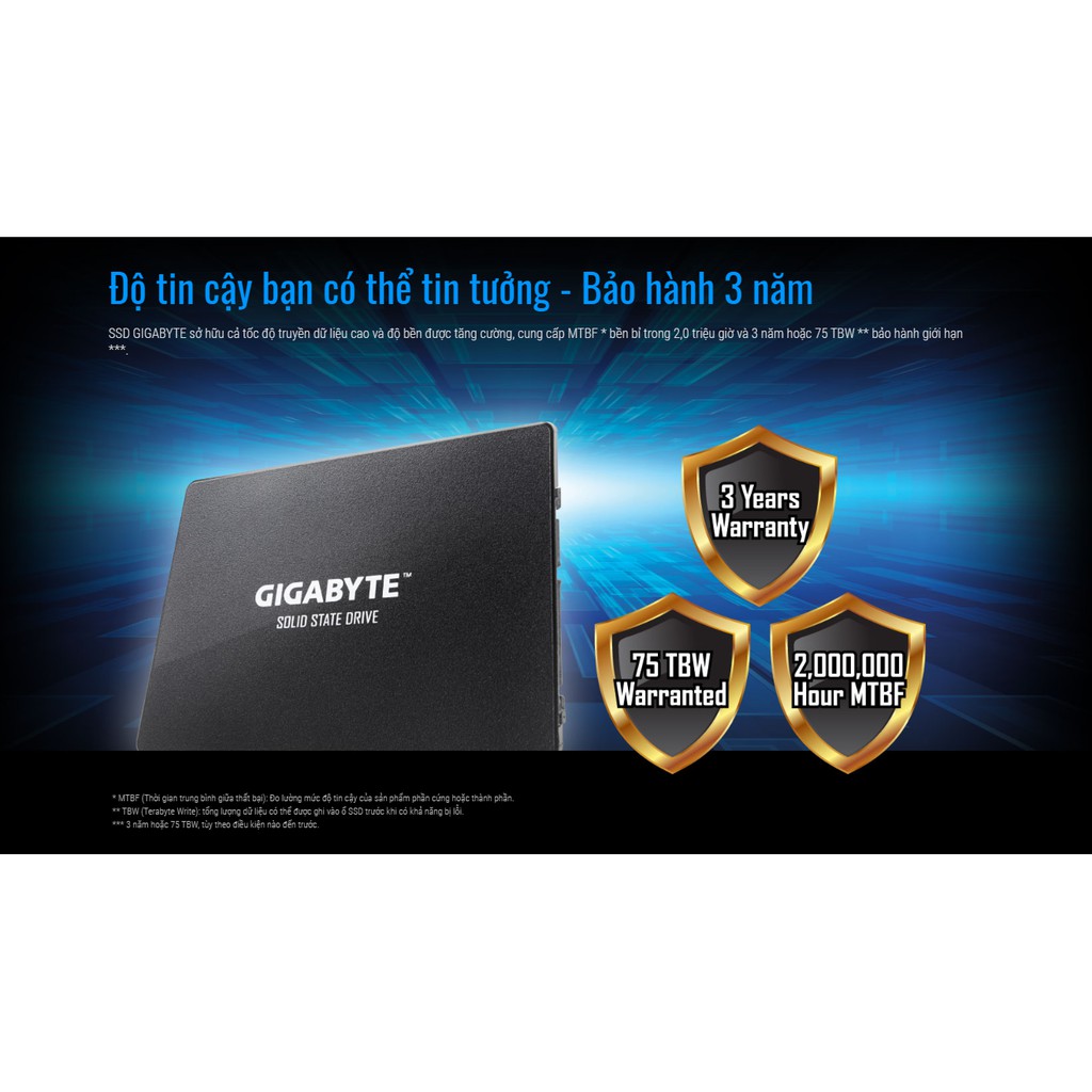 GIGABYTE SSD 120GB, 2.5inch, SATA III 6Gb/s | BigBuy360 - bigbuy360.vn