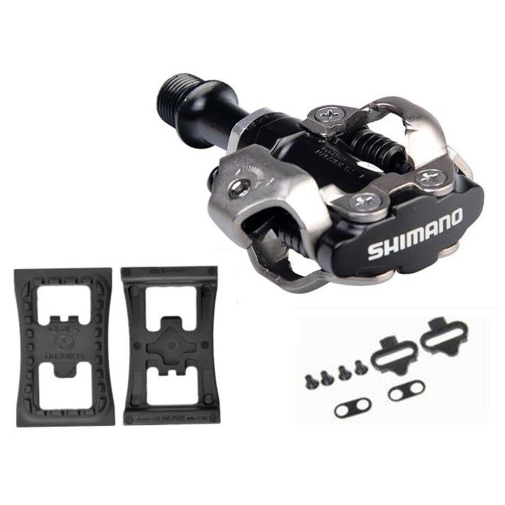 Pedal Shimano PD-M540 Pedal Cá  Chrome-Moly & Nhôm Can Đi Kèm SM-SH51 Dành Cho Xe MTB