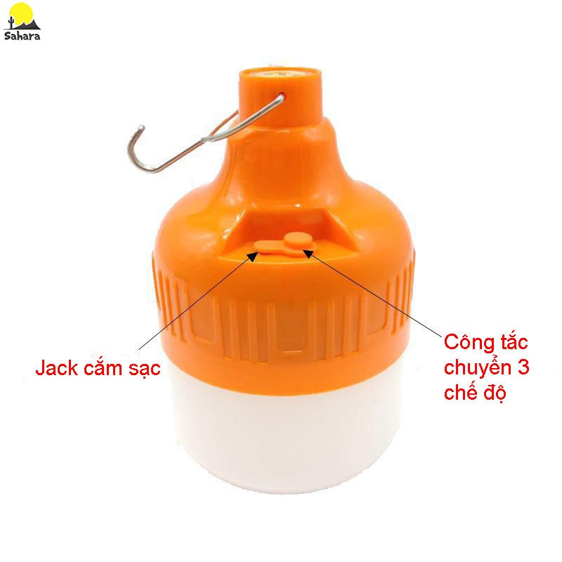 Đèn treo ngoài trời dã ngoại, cắm trại công suất 100W