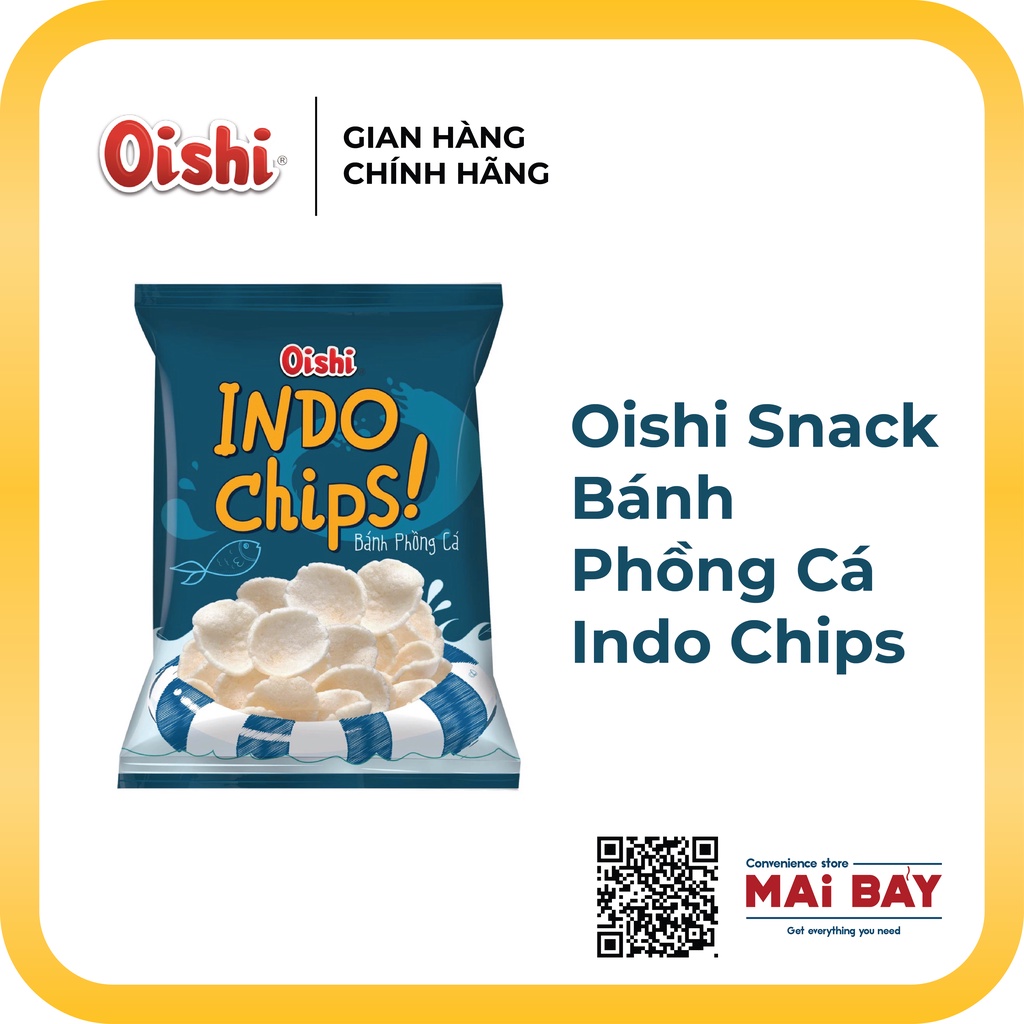 Oishi Snack Bánh Phồng Cá Indo Chips