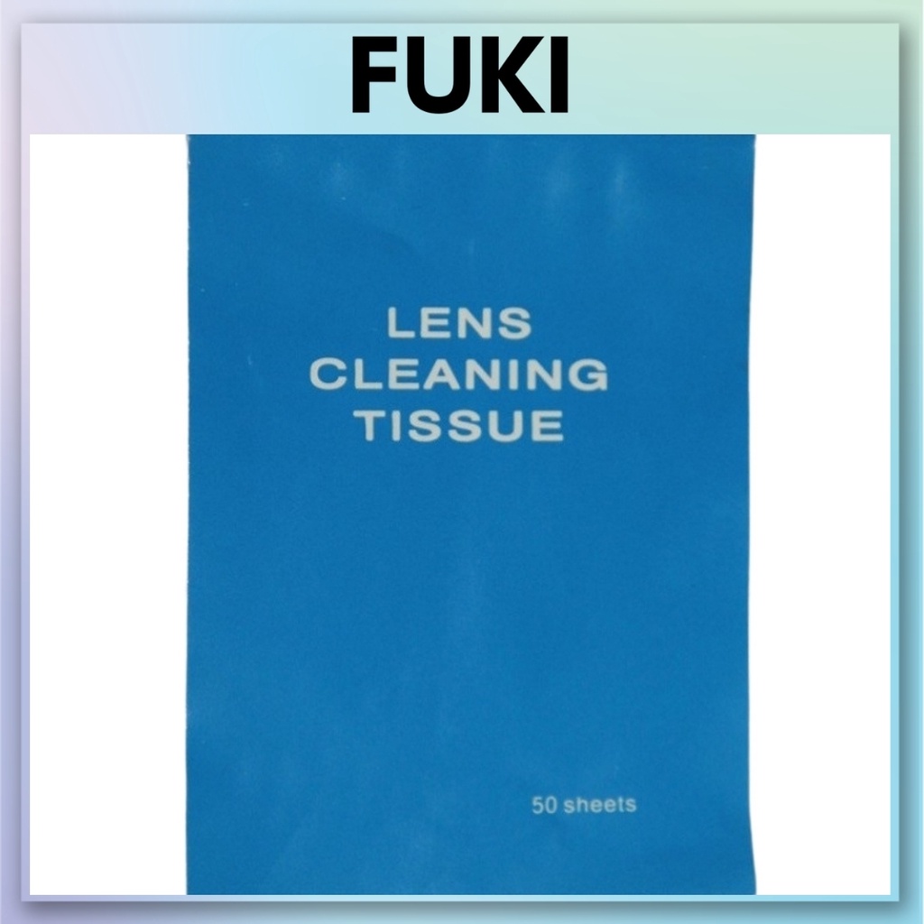Giấy lau ống kính lens máy ảnh Tissue, giấy lau màn hình mặt kính siêu sạch chống trầy xước 7,5x10,5cm FUKI
