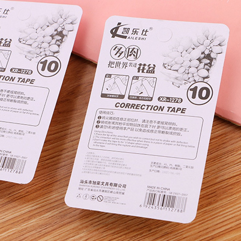 Bút Xóa Kéo Họa Tiết Hoạt Hình Dễ Thương Cho Học Sinh / Văn Phòng