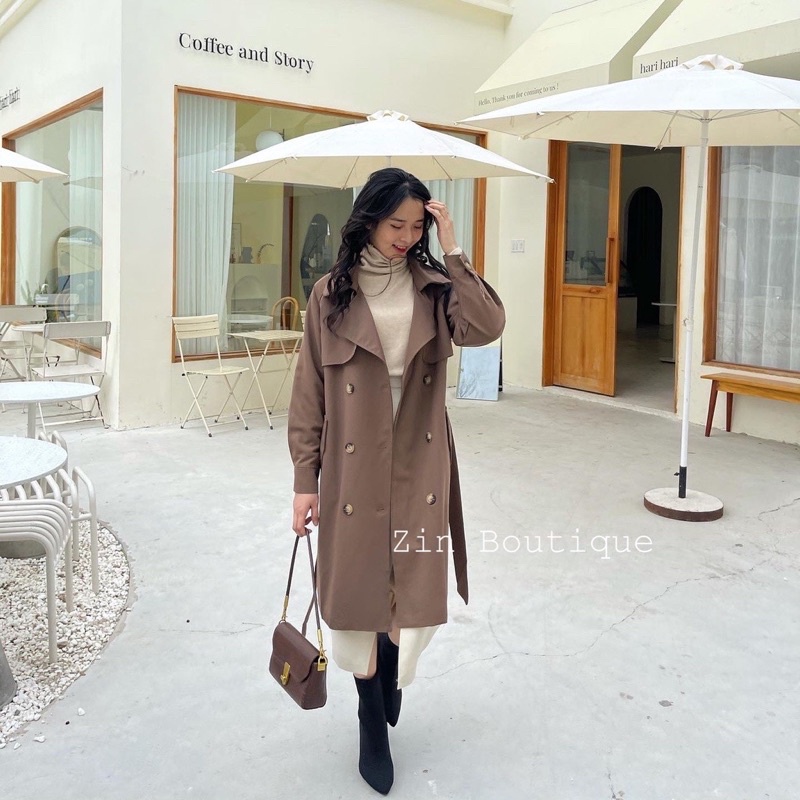 ÁO MĂNG TÔ DÁNG DÀI