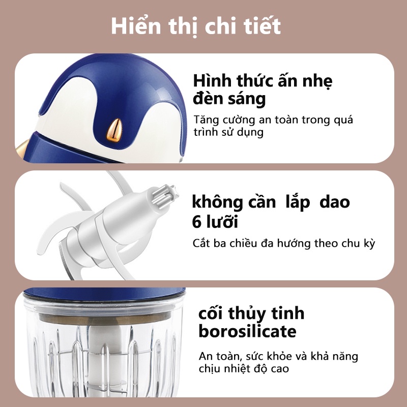 [Einmilk] Máy xay thực phẩm Einmilk sạc điện bằng