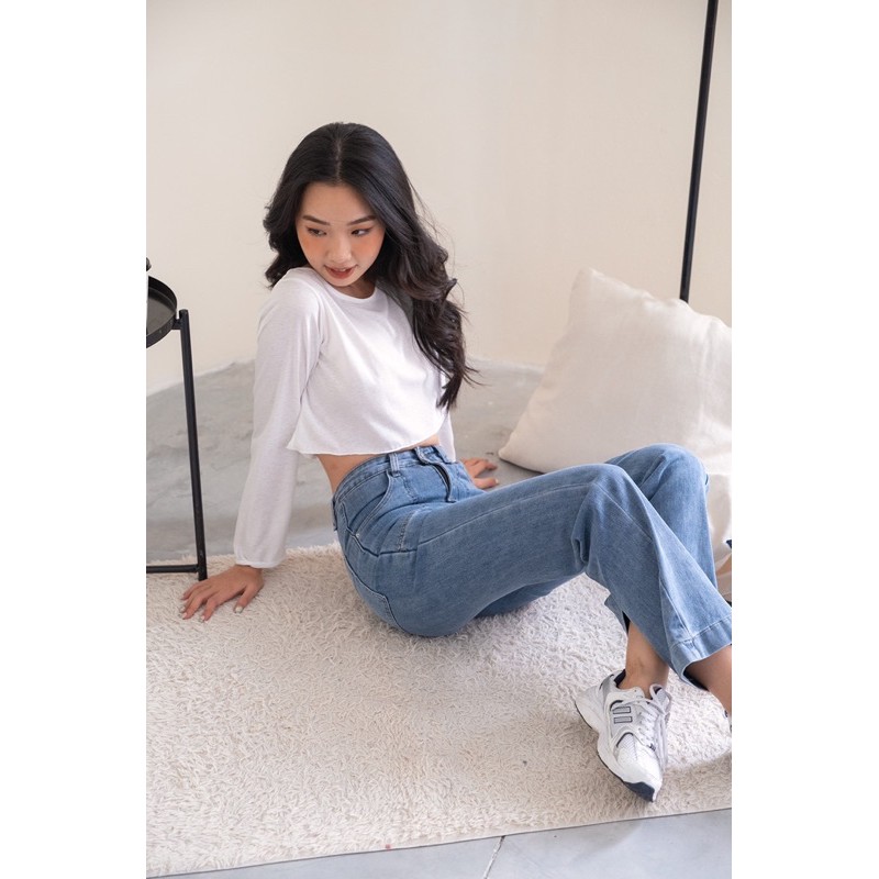 Fromyouth - Áo thun giấy dài tay Light Croptop