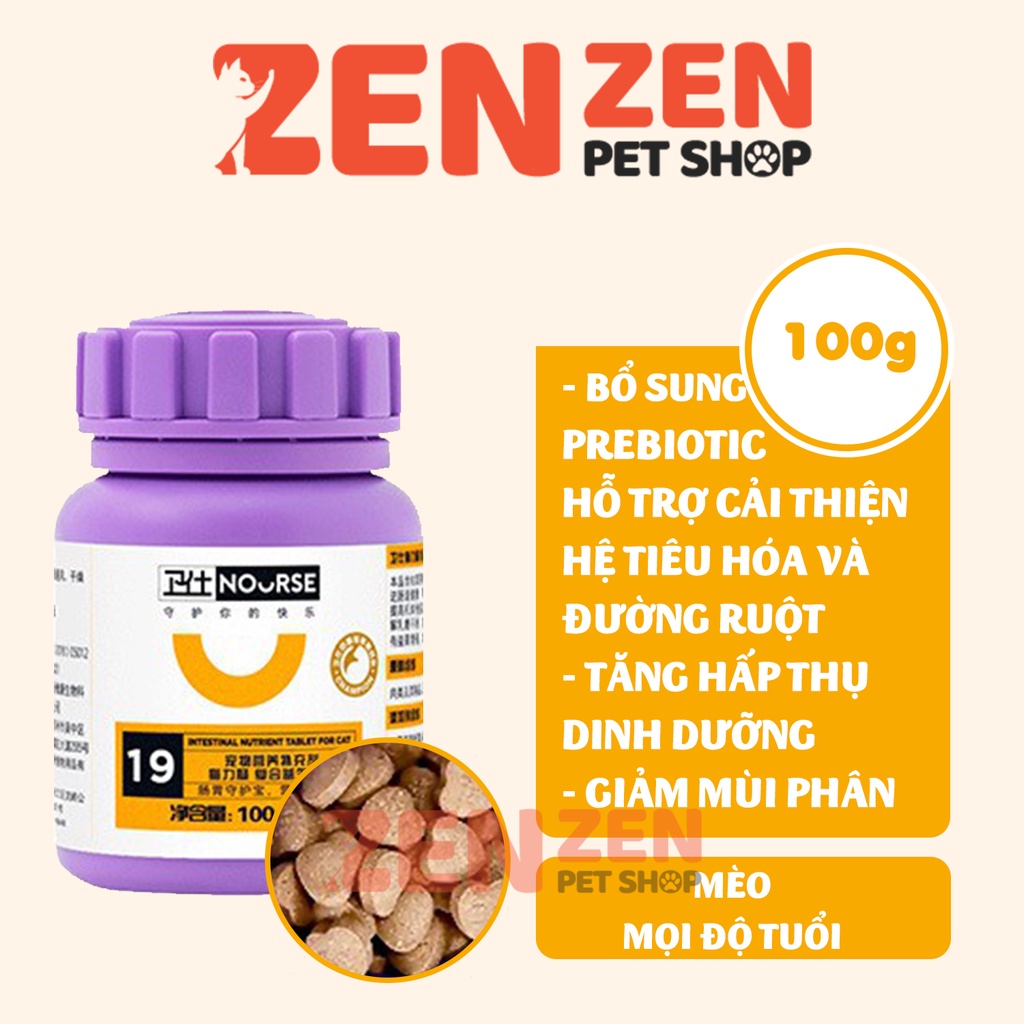 NOURSE - Vitamin cho chó mèo - Dạng viên, gel - Vitamin tổng hợp, dưỡng lông, tiêu búi lông, bí tiểu, hô hấp