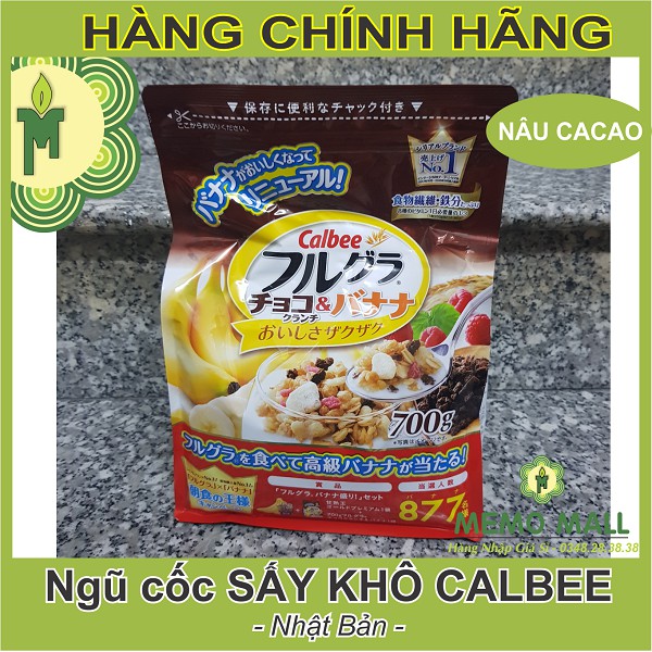 (HOT DATE 11/2019) THÙNG 6 GÓI NGŨ CỐC CALBEE NHẬT