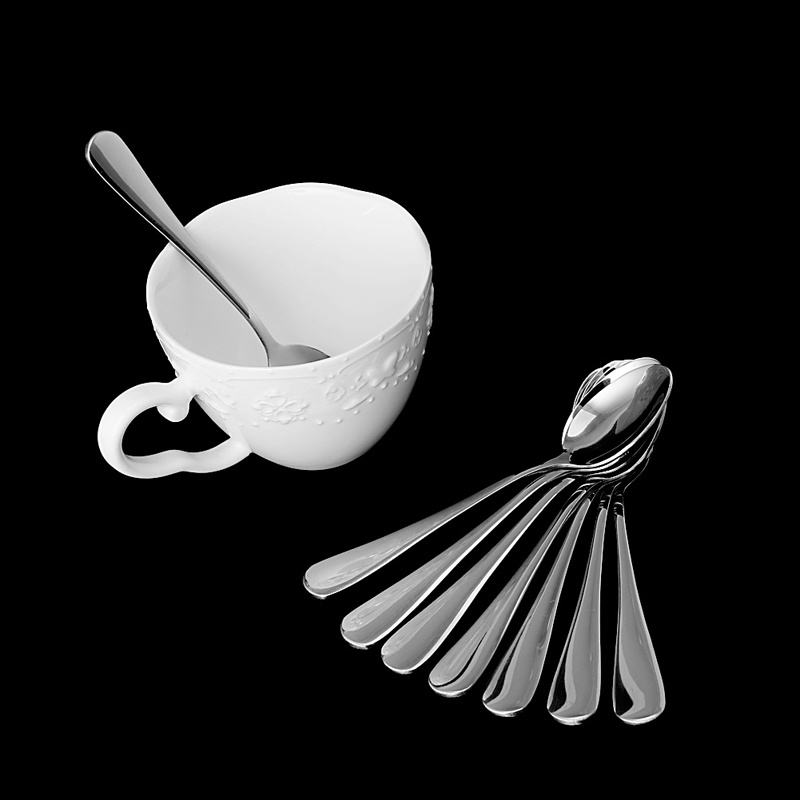 Set 8 Muỗng Cà Phê Bằng Thép Không Gỉ Không Độc Hại
