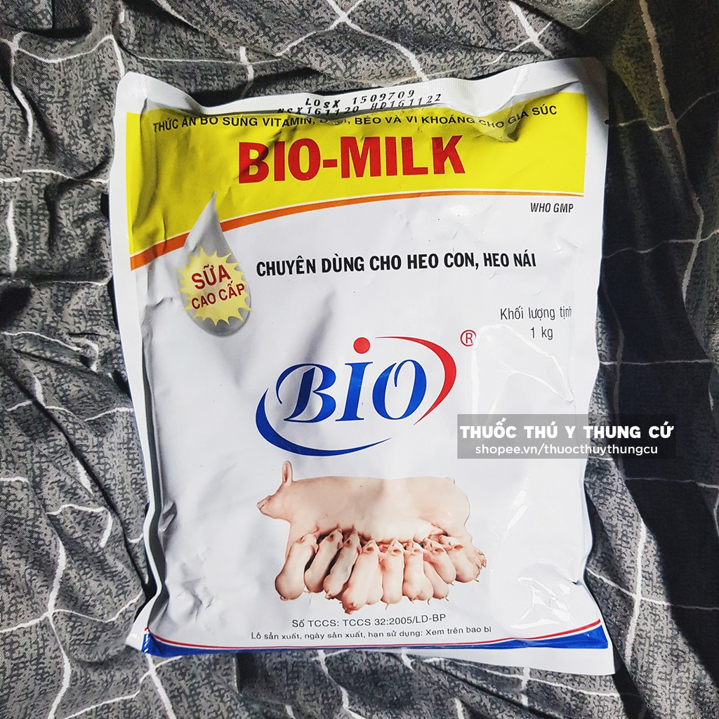 BIO MILK - 1kg sữa non cao cấp thay thế sữa mẹ cho chó mèo, lợn con / heo con
