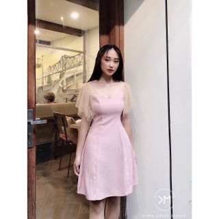 Đầm xoè nơ