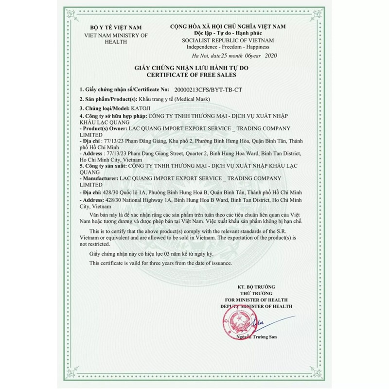 [HỘP] KHẨU TRANG Y TẾ KHÁNG KHUẨN CAO CẤP KATOJI (4 LỚP, HỘP 50 CÁI)