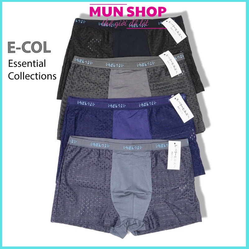 HỘP 5 QUẦN SỊP ĐÙI NAM THÔNG HƠI CẠP NHỎ