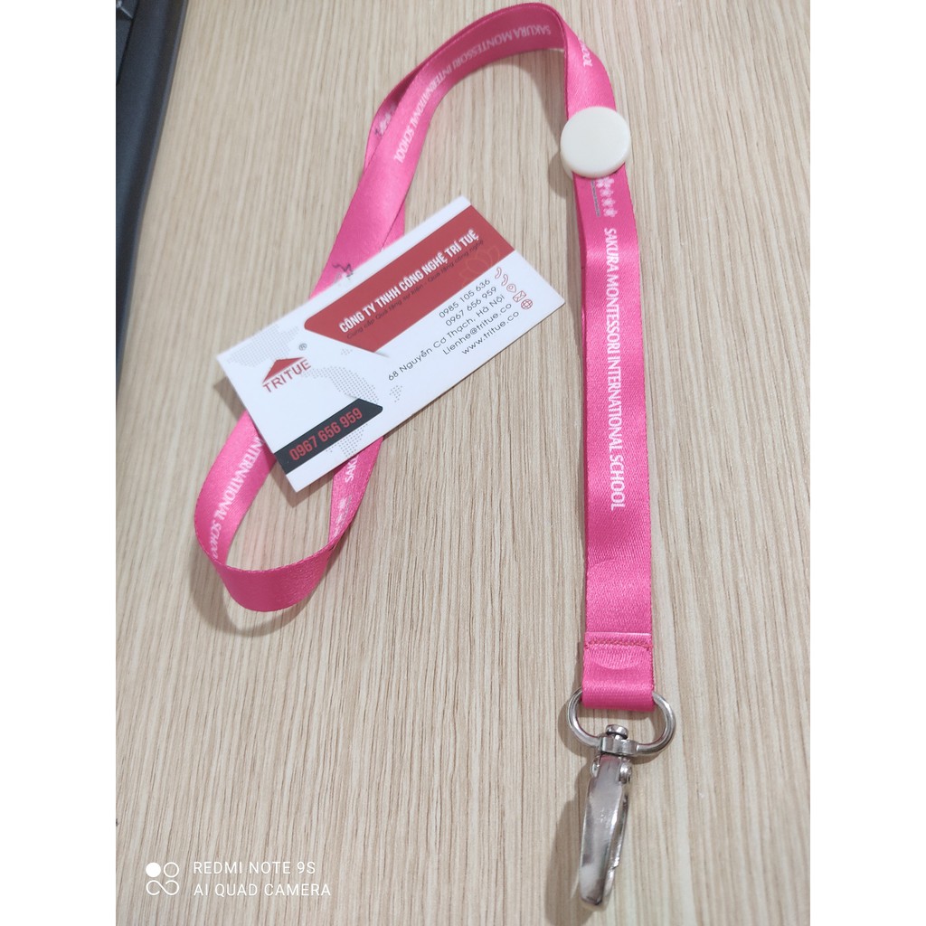 In Dây Đeo Thẻ Theo Yêu Cầu tại TP HCM - Sản xuất dây đeo thẻ.