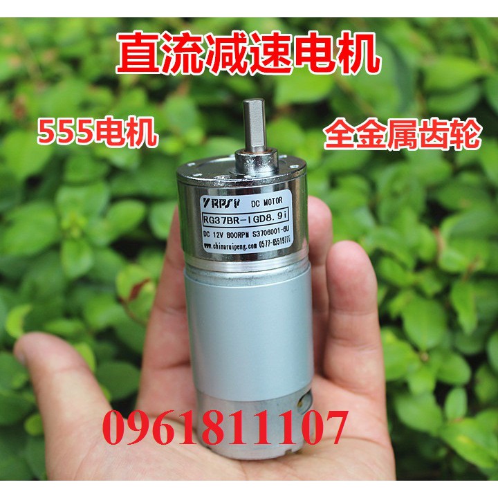 Motor giảm tốc 12v 800 vòng