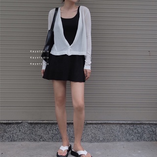 [KAYSTUDIO] SET ĐẦM VÀ KHOÁC TRẮNG