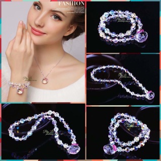 Vòng Tay Pha Lê Đôi Kitty Được Thiết Kế Từ Pha Lê Swarovski