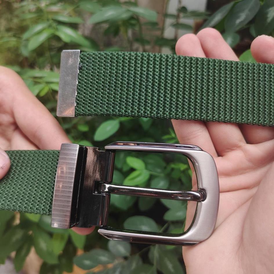 Thắt Lưng Nam - Dây Nịt Nam Vải Dù Siêu Bền Xỏ Lỗ Đóng Khoen, Phong Cách Lính Phù Hợp Với Mọi Lứa Tuổi
