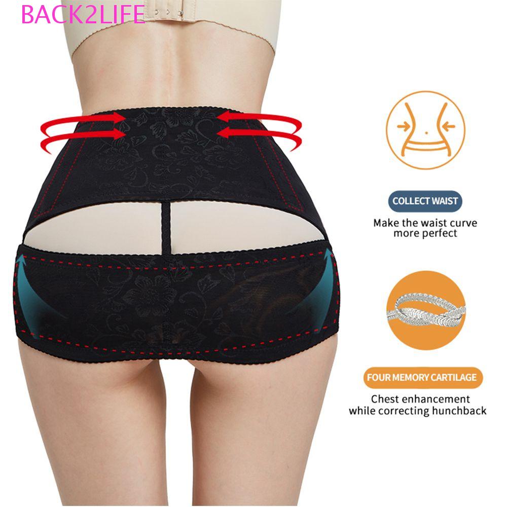 Bộ 2 Đai Nịt Bụng Định Hình Nâng Hông Cài Khóa Trước Cho Nữ