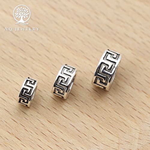Charm bạc hạt great wall xỏ - NQ Jewelry
