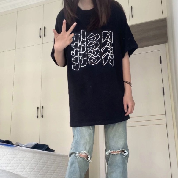 NRVP Áo Thun Cotton Tay Ngắn Cổ Tròn Màu Trơn Thời Trang Dành Cho Nữ