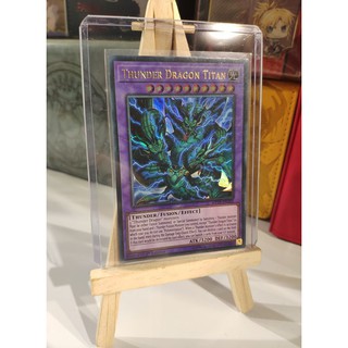 Lá bài thẻ bài Yugioh Thunder Dragon Titan - Ultra Rare - Tặng bọc bài nhựa bảo quản