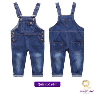 Quần yếm cá tính cho bé