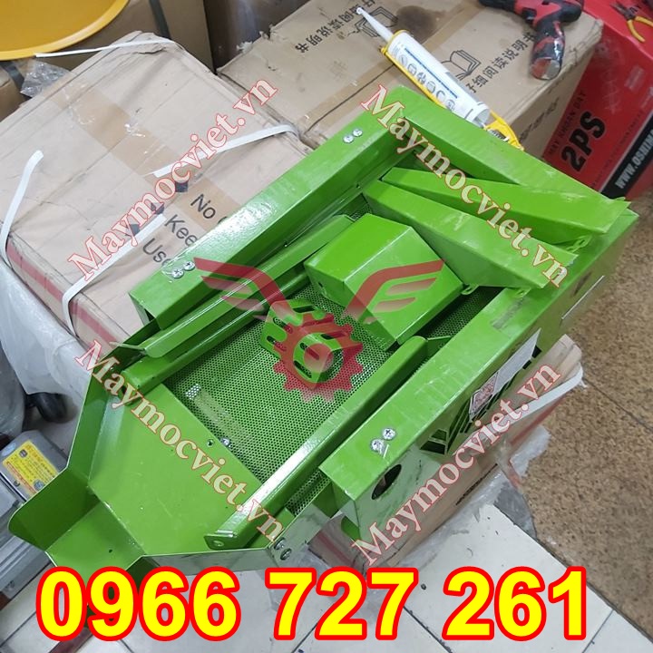 Bộ sàng rung lọc cát sạn 3 cấp BLS3CN gắn máy xát gạo mini