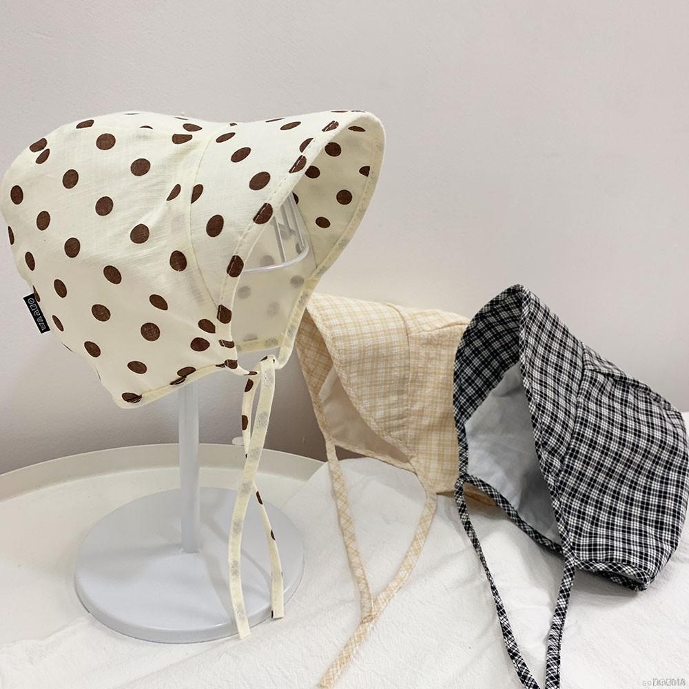 Mũ lưỡi trai họa tiết chấm bi thời trang cho bé 2-6 tuổi